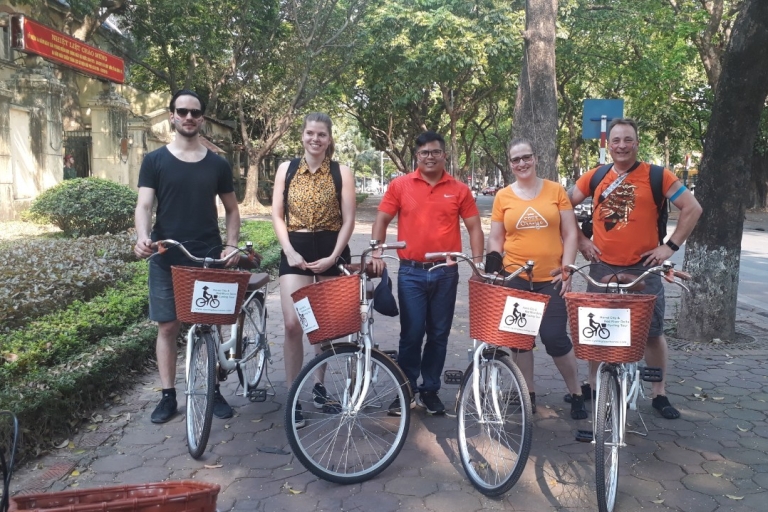 Excursion cycliste d'une journée dans le vieux quartier de Hanoï et le delta du fleuve Rouge
