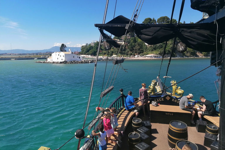 Corfu: Pirate Ship Coastal Cruise with City Views