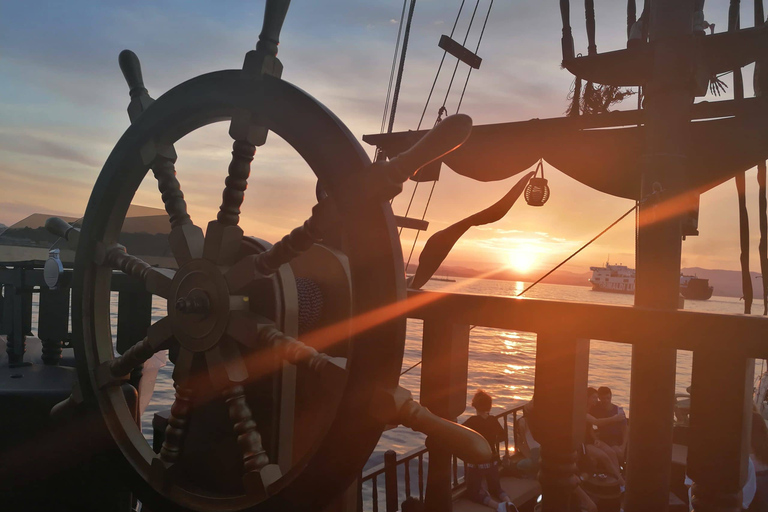 Corfu: Pirate Ship Coastal Cruise with City Views