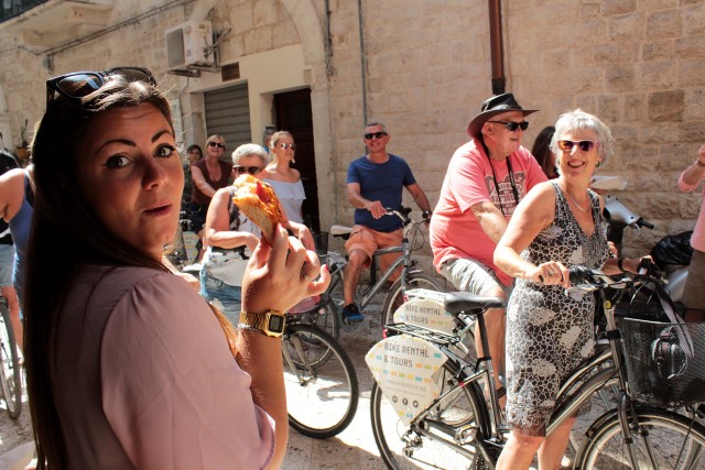 Visit Bari Street Food Tour by Bike in Puglia