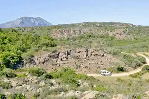 From Orosei: Siniscola private jeep tour