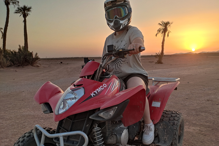 Quad al tramonto a Marrakech