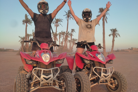 Quad al tramonto a Marrakech