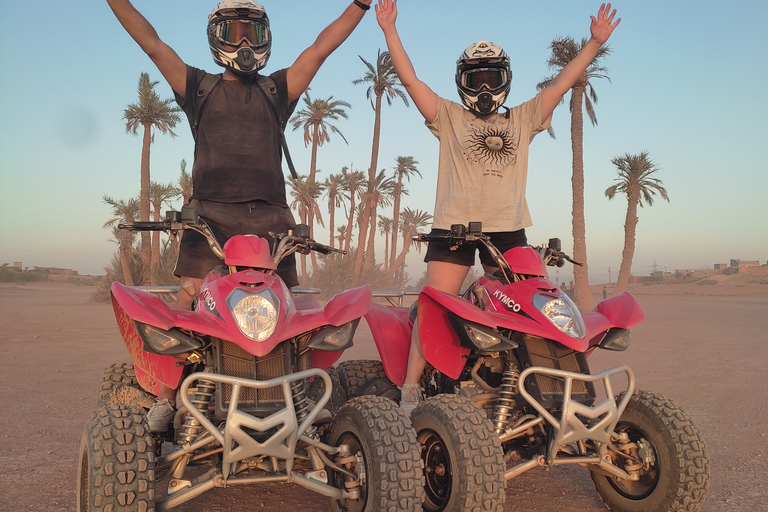 Quad al tramonto a Marrakech