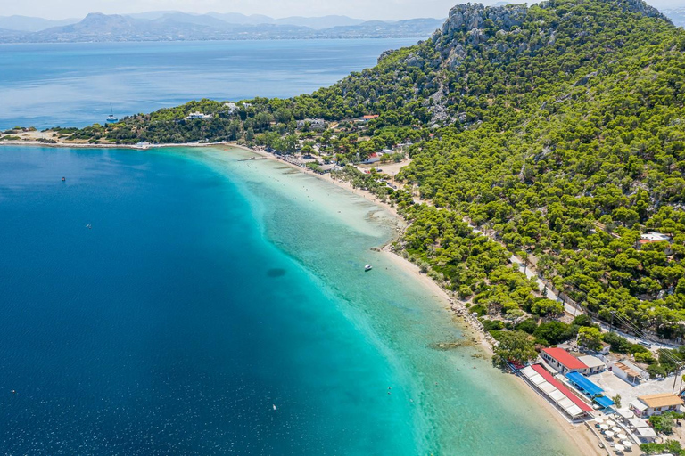 From Athens: Loutraki, Vouliagmeni Lake & Beach Swim Day