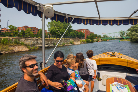 Montreal: Exclusive Electric Boat Tour on Lachine Canal One way - From Old Port to Atwater Market