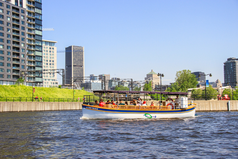 Montreal: Exclusive Electric Boat Tour on Lachine Canal One way - From Old Port to Atwater Market