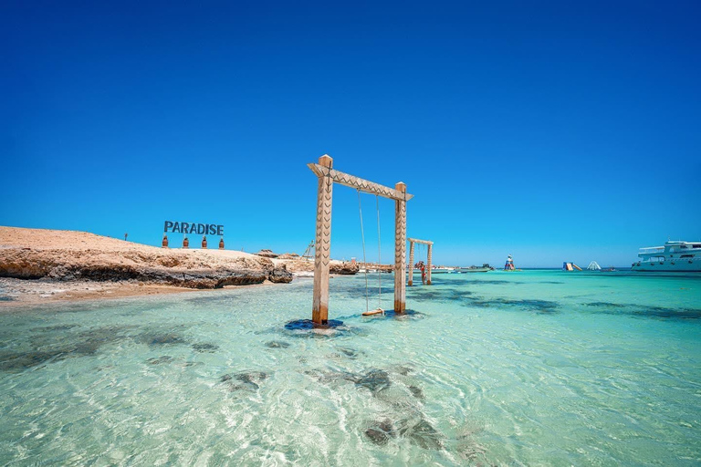 Hurghada: Excursión de snorkel semisubmarino en Paradise Island