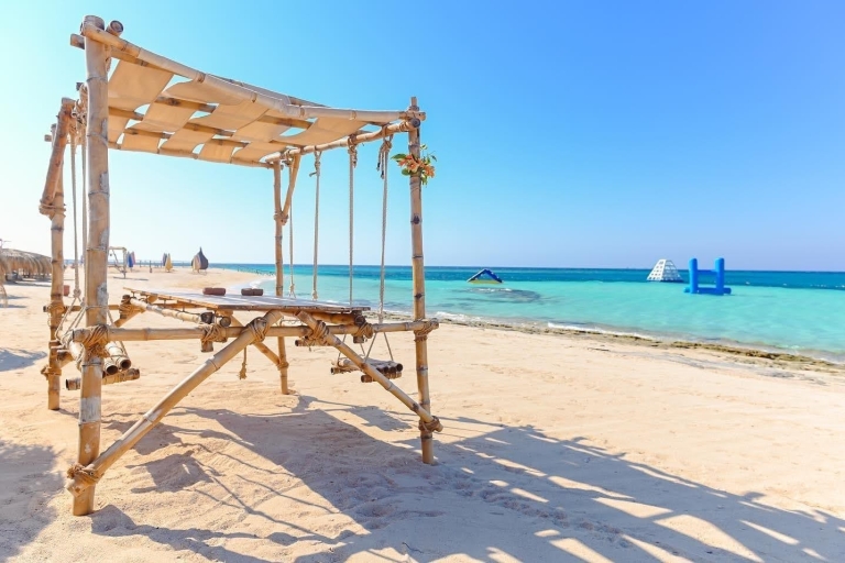 Hurghada: Wycieczka z nurkowaniem pół-łodzią podwodną Paradise Island