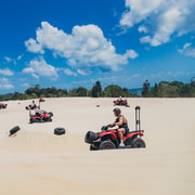 Moreton Island: Tangalooma ATV Quad Bike and Helicopter Tour