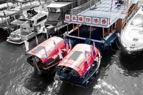 Hong Kong: Aberdeen Audio-Guided Tour and Houseboat Visit