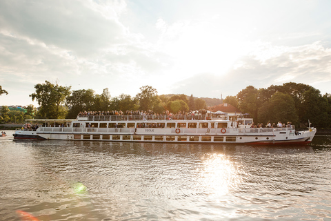 Praag: boottocht met sightseeing Moldau van 2 uurMoldau bezienswaardigheden boottocht - alleen ticket