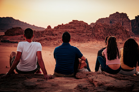 From Aqaba: Private 2 Day-Trip to Petra & Wadi Rum Pick up Aqaba Hotels - Deluxe Tent Accommodation in Wadi Rum