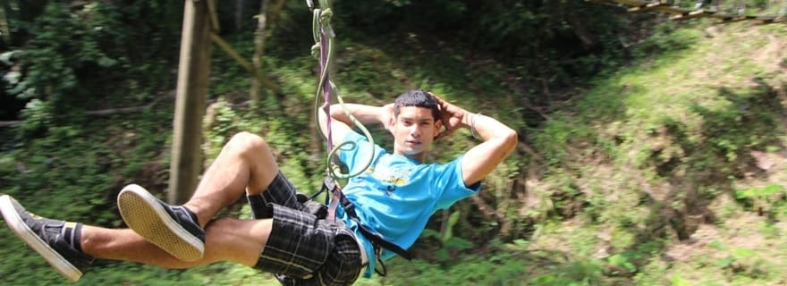 Roatan : Excursion privée en tyrolienne