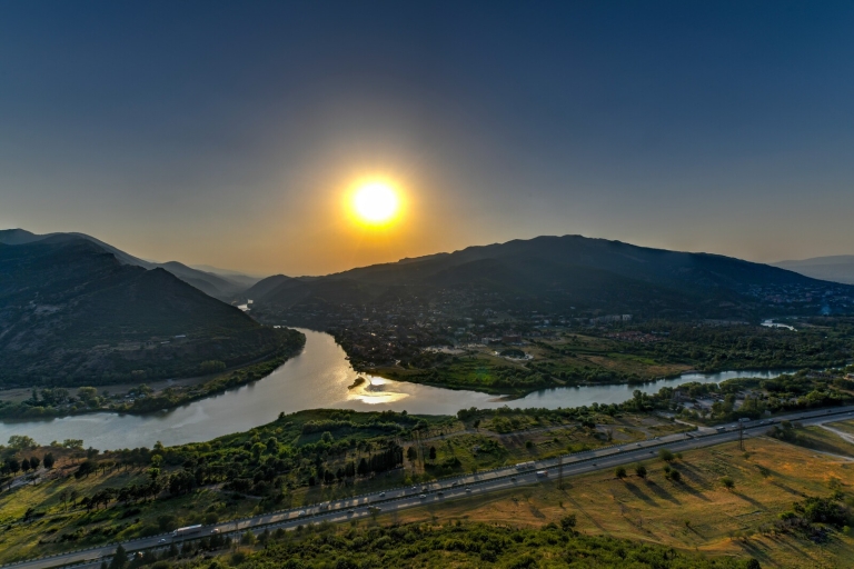 From Tbilisi: Mtskheta,Jvari,Bazaar,wine and 2 UNESCO Sites