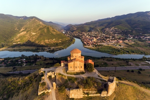 From Tbilisi: Mtskheta,Jvari,Bazaar,wine and 2 UNESCO Sites