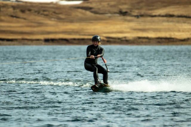 Visit Half day wakeboarding/waterskiing trip in Westfjords. in Sindri
