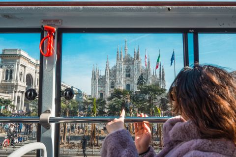 Milão: excursão de ônibus com destaques hop-on hop-off