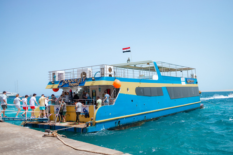 Hurghada: Excursión de snorkel semisubmarino en Paradise Island