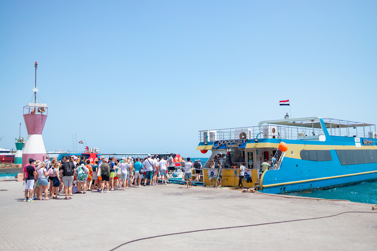 Hurghada : Excursion de plongée en apnée semi-sous-marine sur l'île Paradise