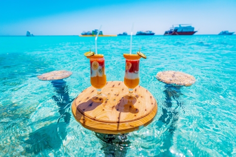 Excursion d'une journée sur l'île paradisiaque d'Hurghada avec plongée en apnée à Giftun