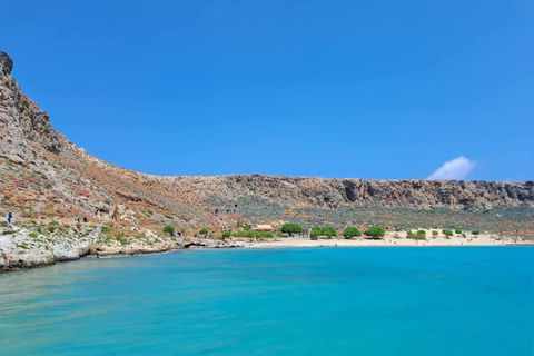 Rethymno: Gramvousa &amp; Balos Lagoon Day Trip with Boat Ticket