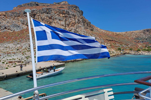 Rethymno: Gramvousa &amp; Balos Lagoon Day Trip with Boat Ticket