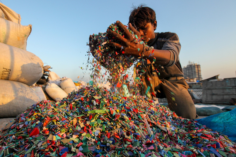 Visita a la barriada de Dharavi