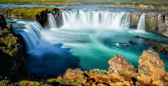 From Akureyri: Myvatn Lake, Craters, & Waterfall Tour