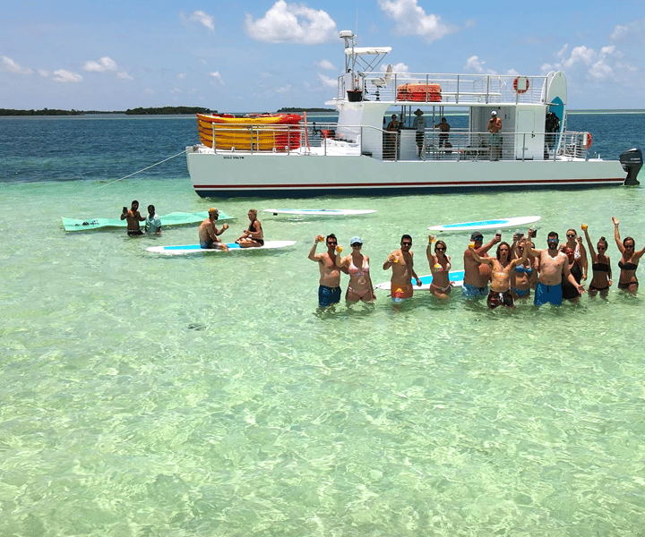 Key West: Sandbar Excursion & Kayak Tour with Lunch & Drinks