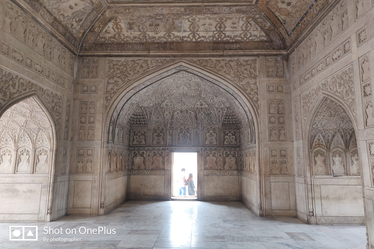 Sunrise Taj Mahal i Agra Fort Tour z Agry samochodemWschód słońca cud świata i Agra Fort Tour z Agry