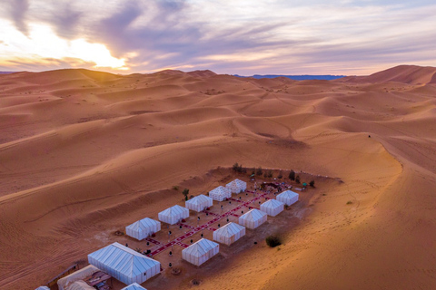 From Fes: 3 Day Tour to Marrakech via Merzouga Desert Private Tour: Luxury Accommodations