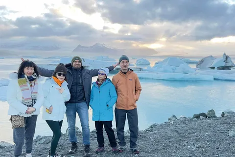 Jökulsárlón Drijvende gletsjer & Diamond Beach Dagtour