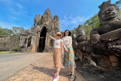 Siem Reap: Angkor Wat całodniowa wycieczka w małej grupie o zachodzie słońcaSiem Reap: całodniowa wycieczka po zachodzie słońca w małych grupach