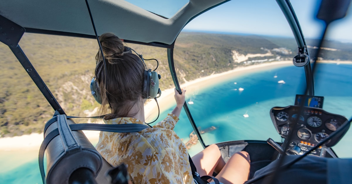 Brisbane Tangalooma Snorkel Day Cruise with Helicopter Tour GetYourGuide