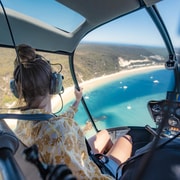 Moreton Island: Tangalooma Snorkel Tour with Helicopter Tour