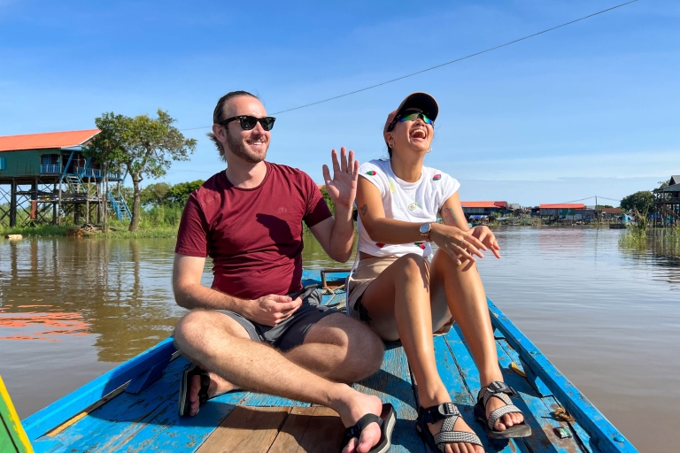 Siem Reap: Rejs statkiem Kampong Phluk i Tonle Sap o zachodzie słońca