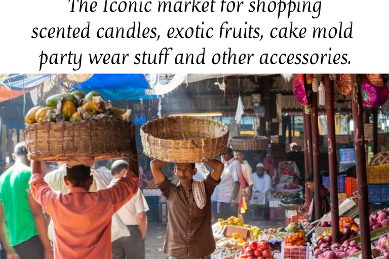 Excursão ao mercado de Mumbai