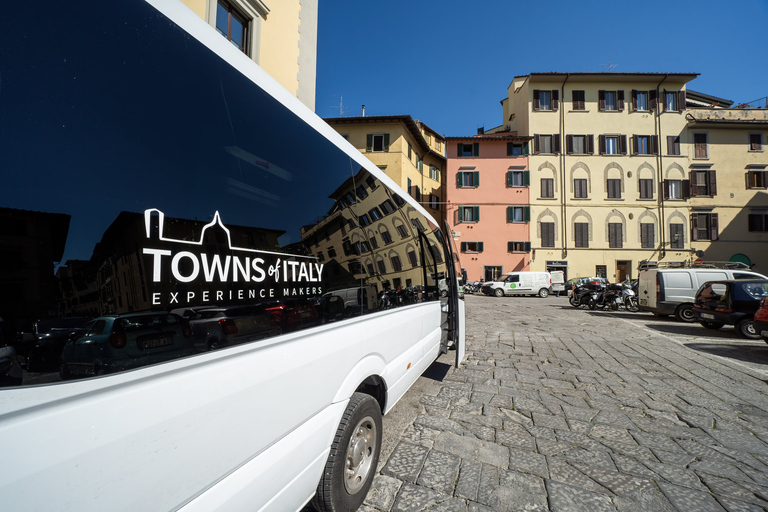 Toscane per Vespa dagvullende tour naar de Chianti wijnstreekDubbele Vespa-tour in het Engels