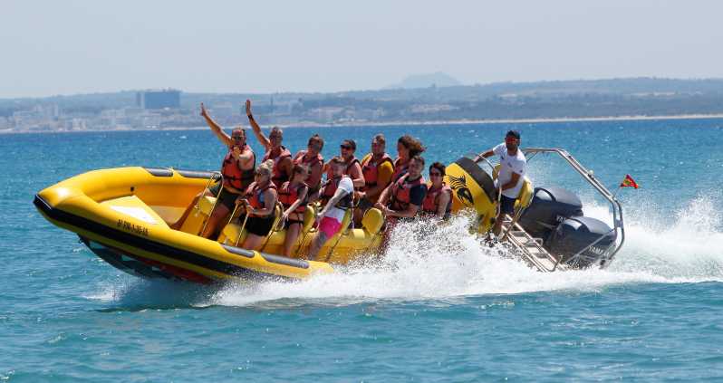 Alcudia: speedboottocht door Noord-Mallorca en hotelovername