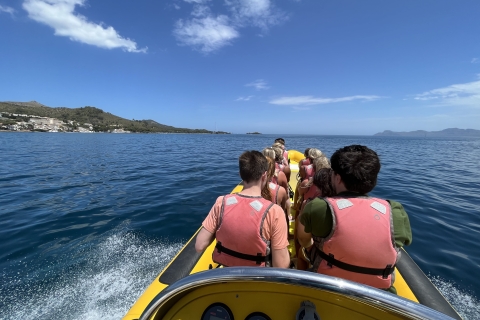 Alcudia: SpeedBoat, Adrenalin und AbenteuerAlcudia: Speedboat, adrenalina y aventura