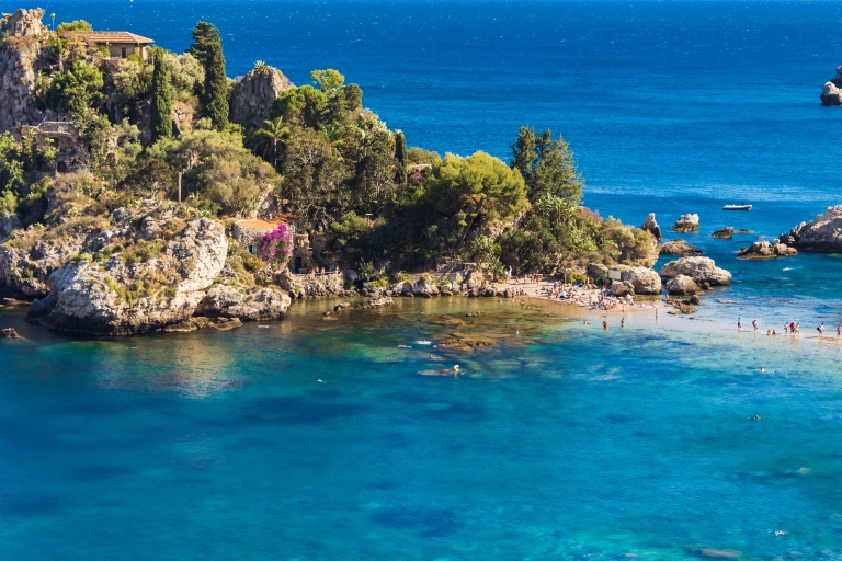 Taormina-Isola Bella-Castelmola Ganztagestour mit Audioguide