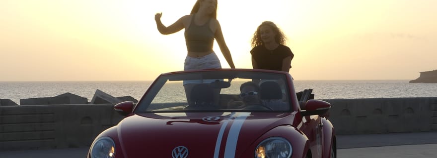 Grande Canarie : Côte ouest Cabrio Coucher de soleil