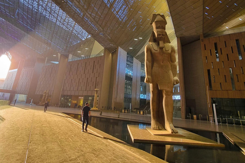 Grand Egyptian Museum, piramides en Sphinx Tour