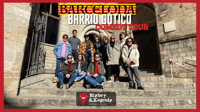 History & Legends Comedy Tour: Barcelona Gothic Quarter