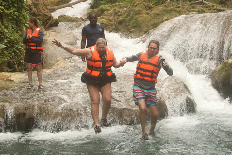 Ocho Rios: Blue Hole & River Tubing Tour with Pickup From Montego Bay Hotels & Port