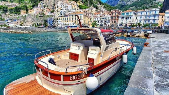 Desde Sorrento: Positano y Amalfi en barco con traslado