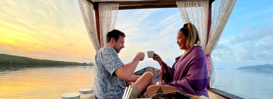Koh Lanta : Visite privée romantique en gondole au lever du soleil
