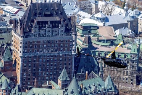 Quebec City: Scenic Helicopter Flight