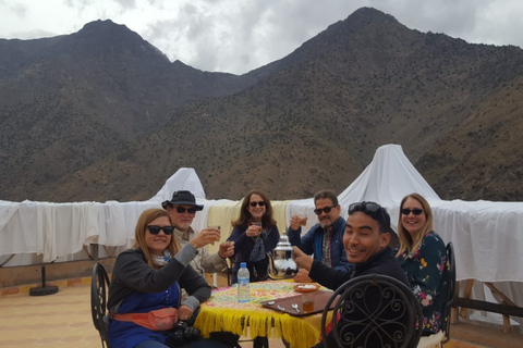 Excursion dans le désert d'Agafay, les montagnes de l'Atlas et à dos de chameau à Marrakech